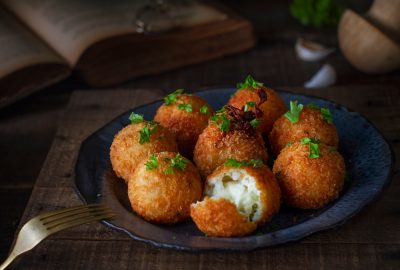 Croquetas de bacalao y queso idiazabal